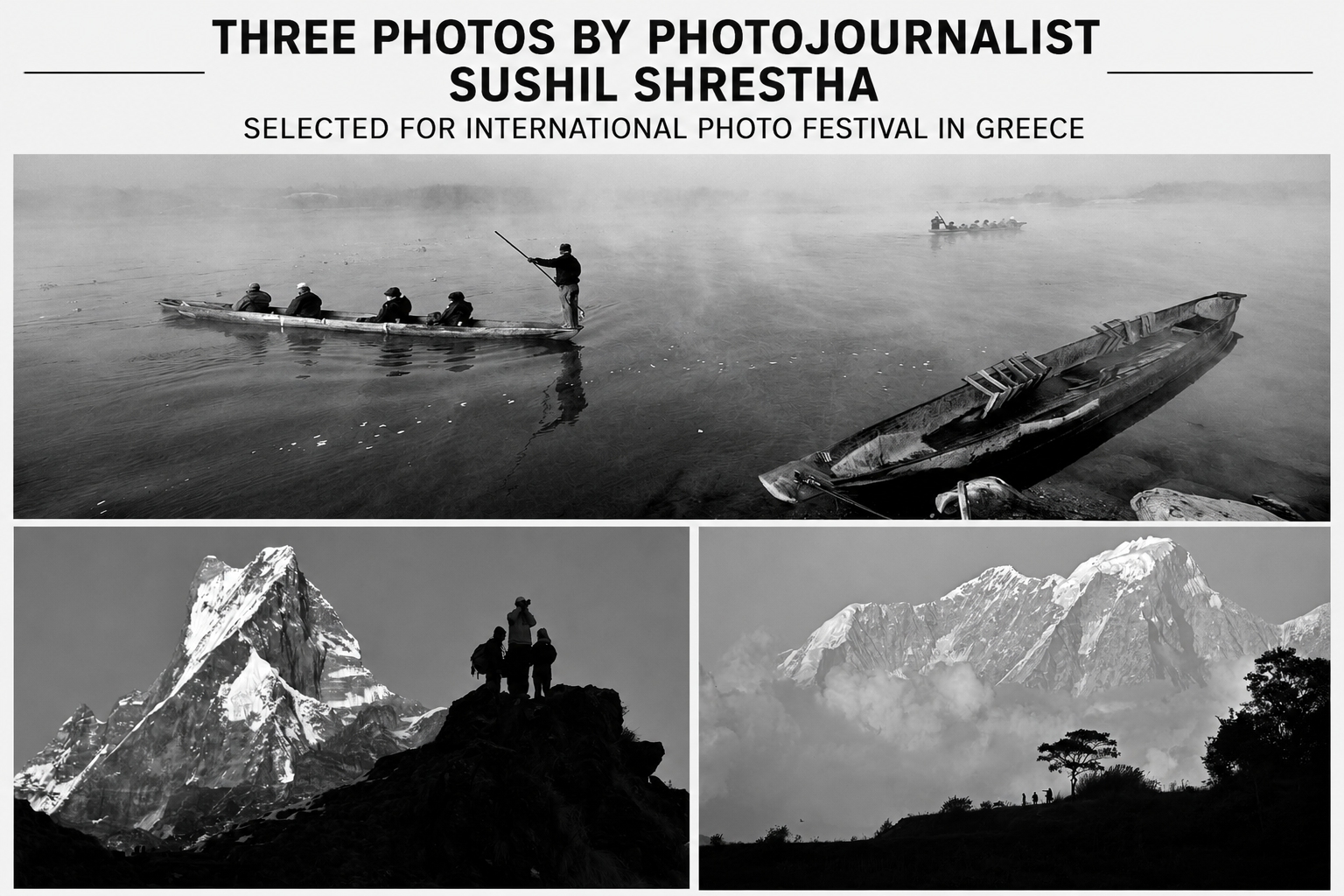 Three Photos by Nepali Photojournalist Sushil Shrestha Selected for International Photo Festival in Greece